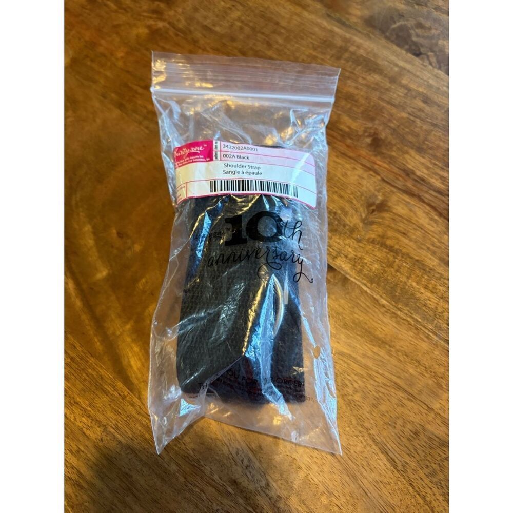Thirty-One Black 002A Canvas Shoulder Strap Replacement NEW In Package